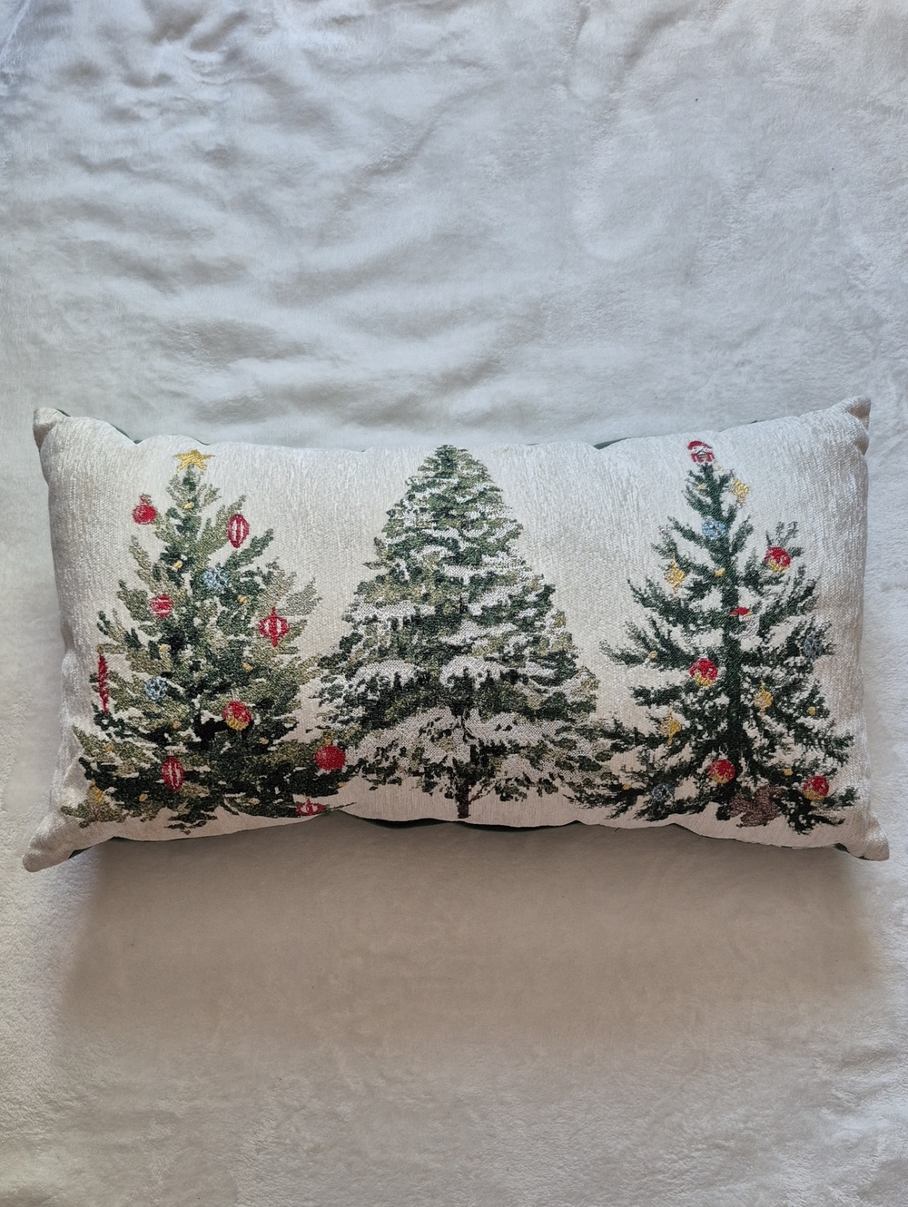 Christmas Brentwood Original Throw Pillow - Green/Red